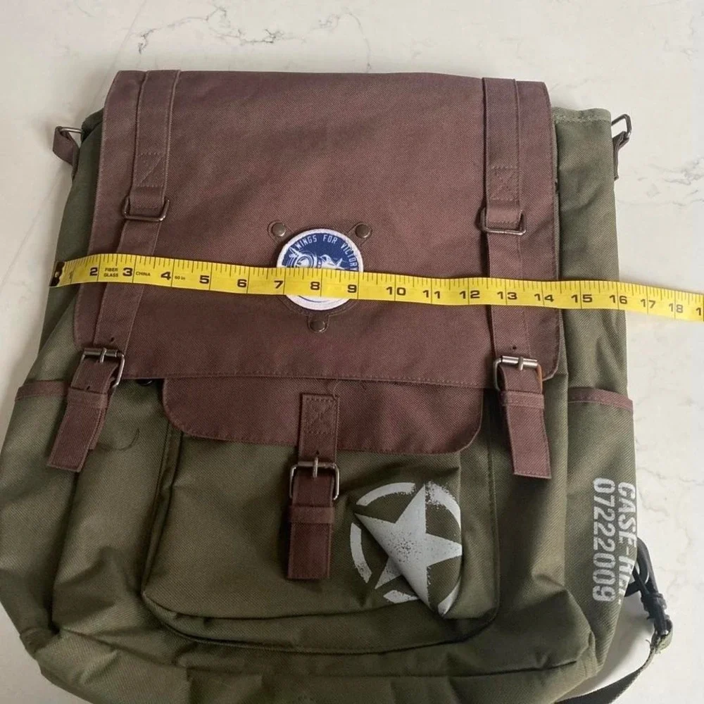 Call of Duty WWII Style Military Canvas Backpack Promo 2009